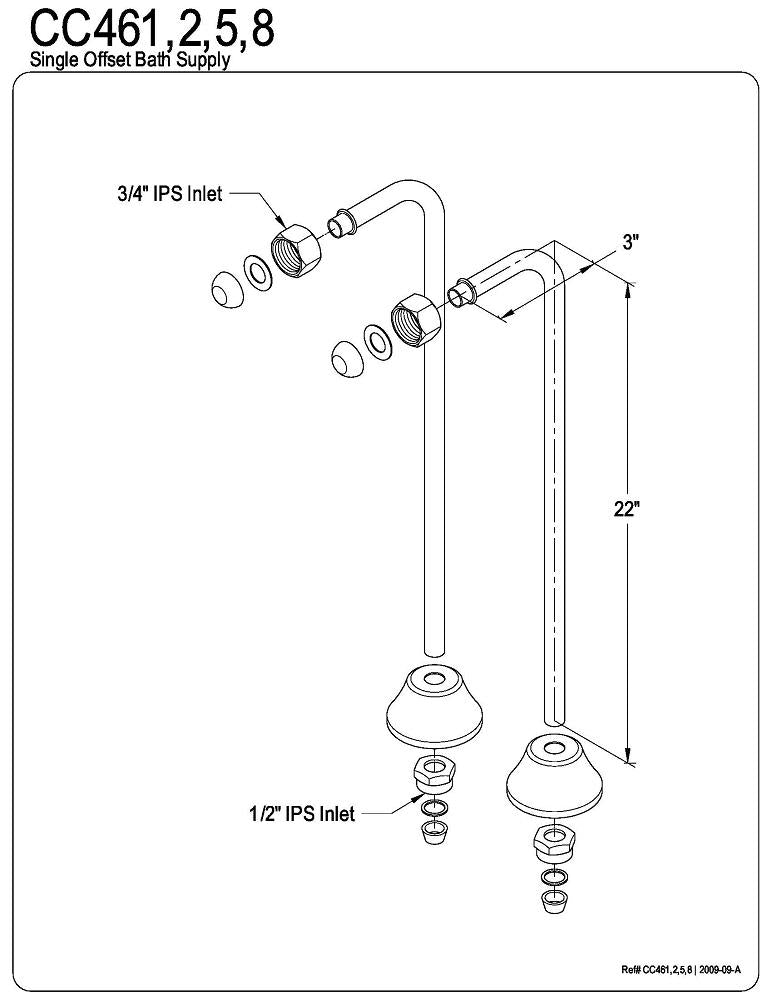 Oil Rubbed Bronze Clawfoot Tub Faucet Package Kit