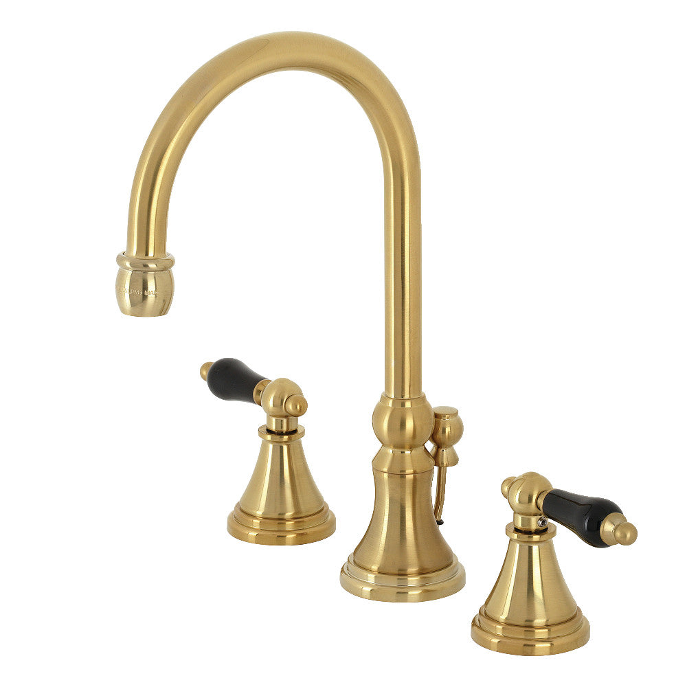 Kingston Brass KS2982PKL Duchess Widespread Bathroom Faucet with Brass Pop-Up