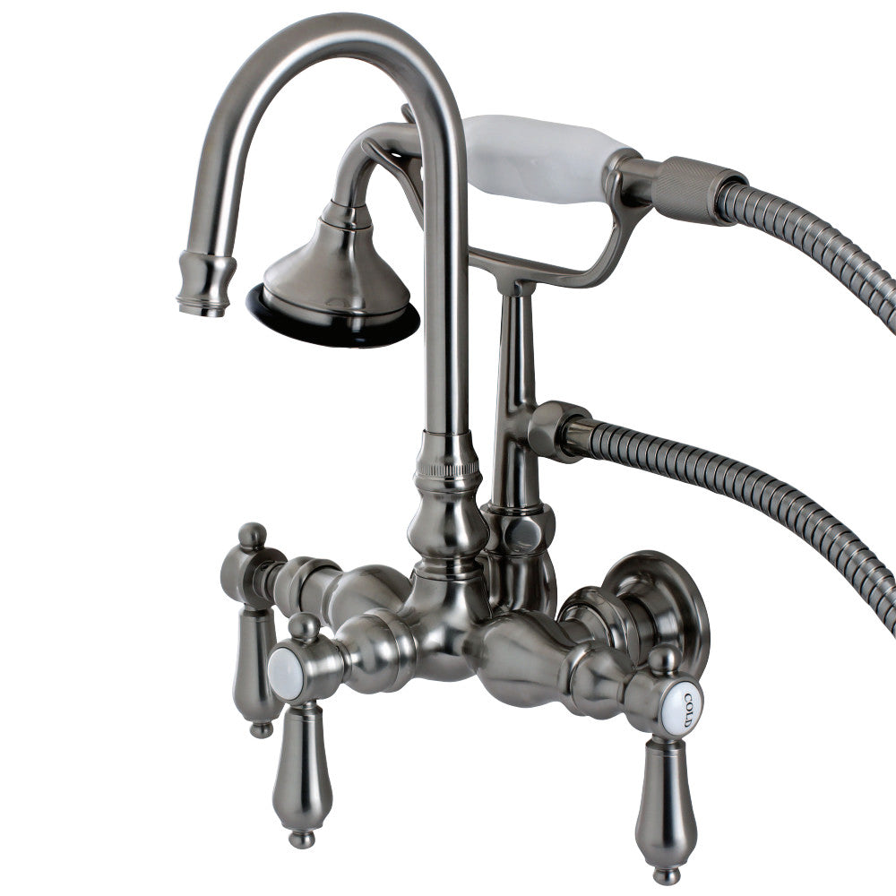 Aqua Vintage Heirloom Wall Mount Clawfoot Tub Faucet