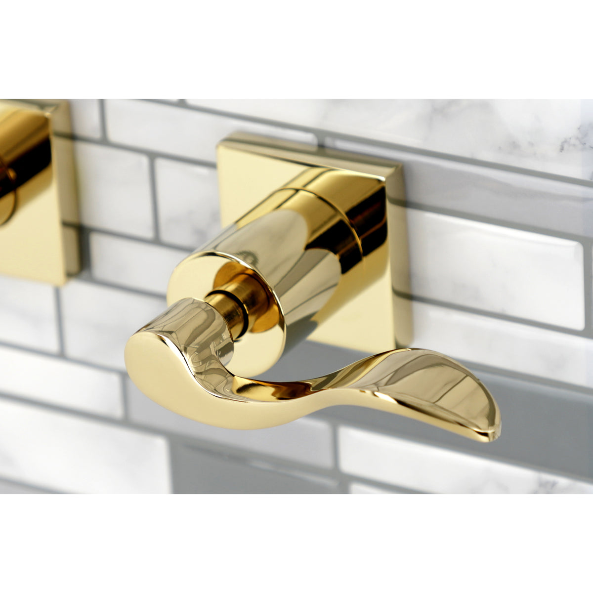 Kingston Brass KS6126DFL NuWave Two-Handle Wall Mount Bathroom Faucet