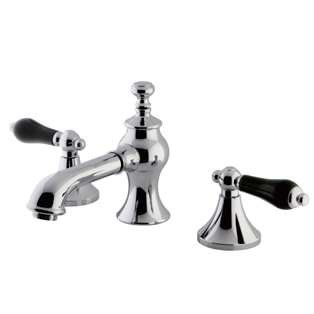 Kingston Brass KC7065PKL Duchess Widespread Bathroom Faucet with Brass Pop-Up