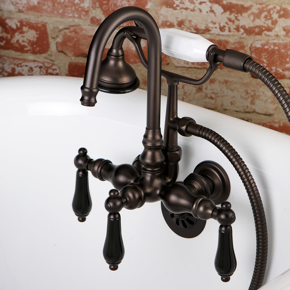 Aqua Vintage Duchess Wall Mount Clawfoot Tub Faucet