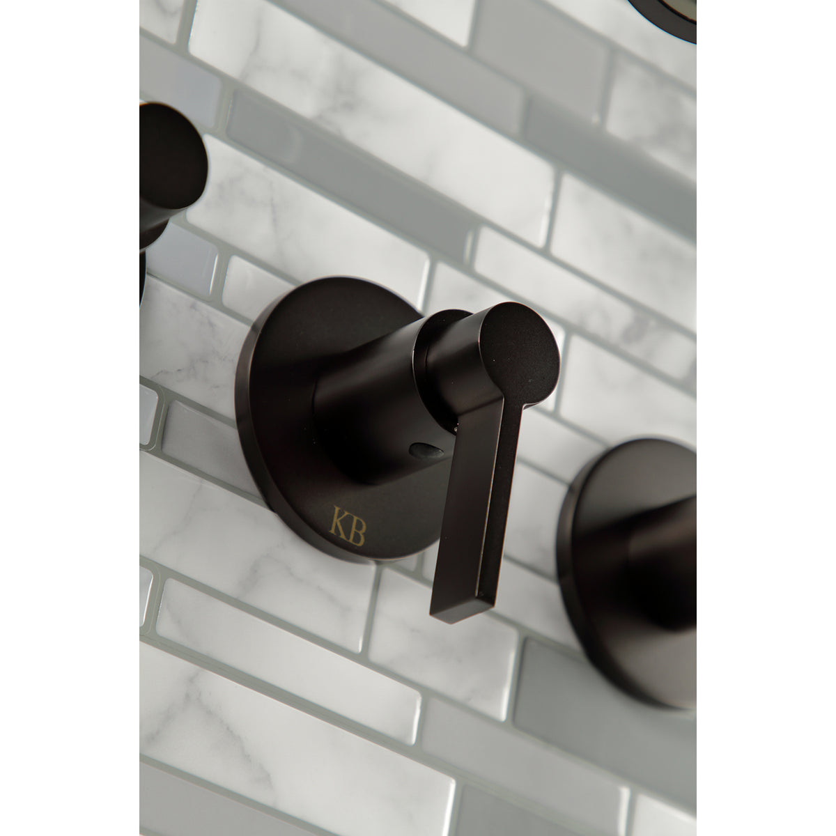 NuvoFusion Three-Handle Tub and Shower Faucet