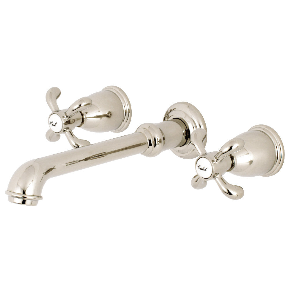 Kingston Brass KS7122TX 8-Inch Center Wall Mount Bathroom Faucet