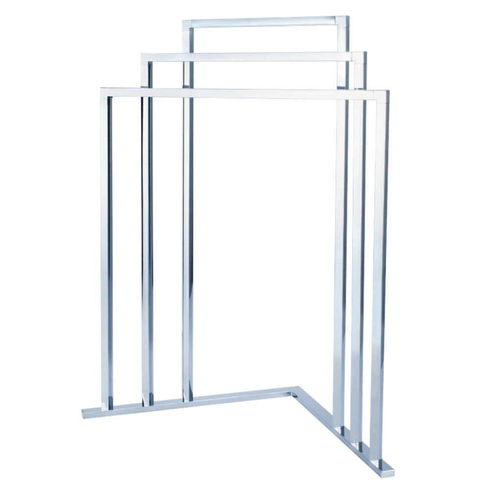 Kingston Brass L Shape 3-Tier Steel Construction Corner Towel Rack