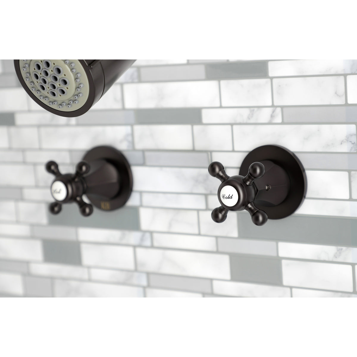 Metropolitan Two-Handle Tub and Shower Faucet