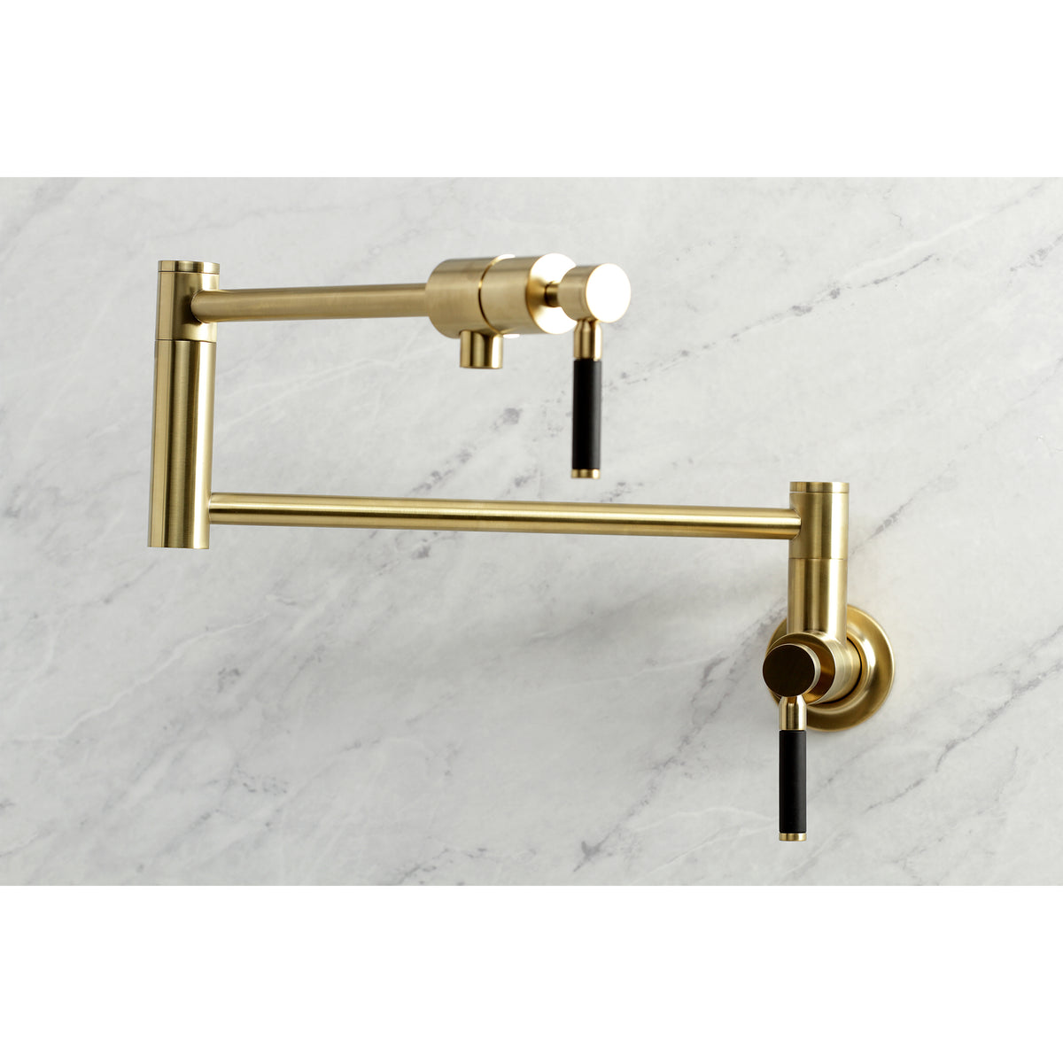 Kingston Brass KS4106DKL Kaiser Wall Mount Pot Filler