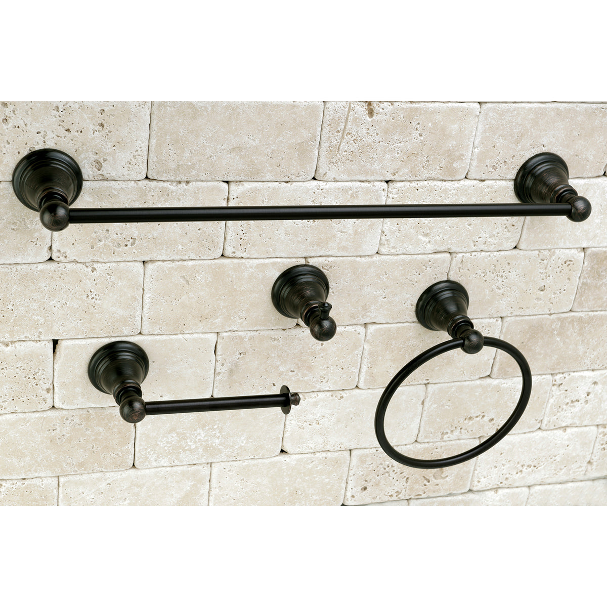 Kingston Brass American Classic 4-Piece Bathroom Accessory Set