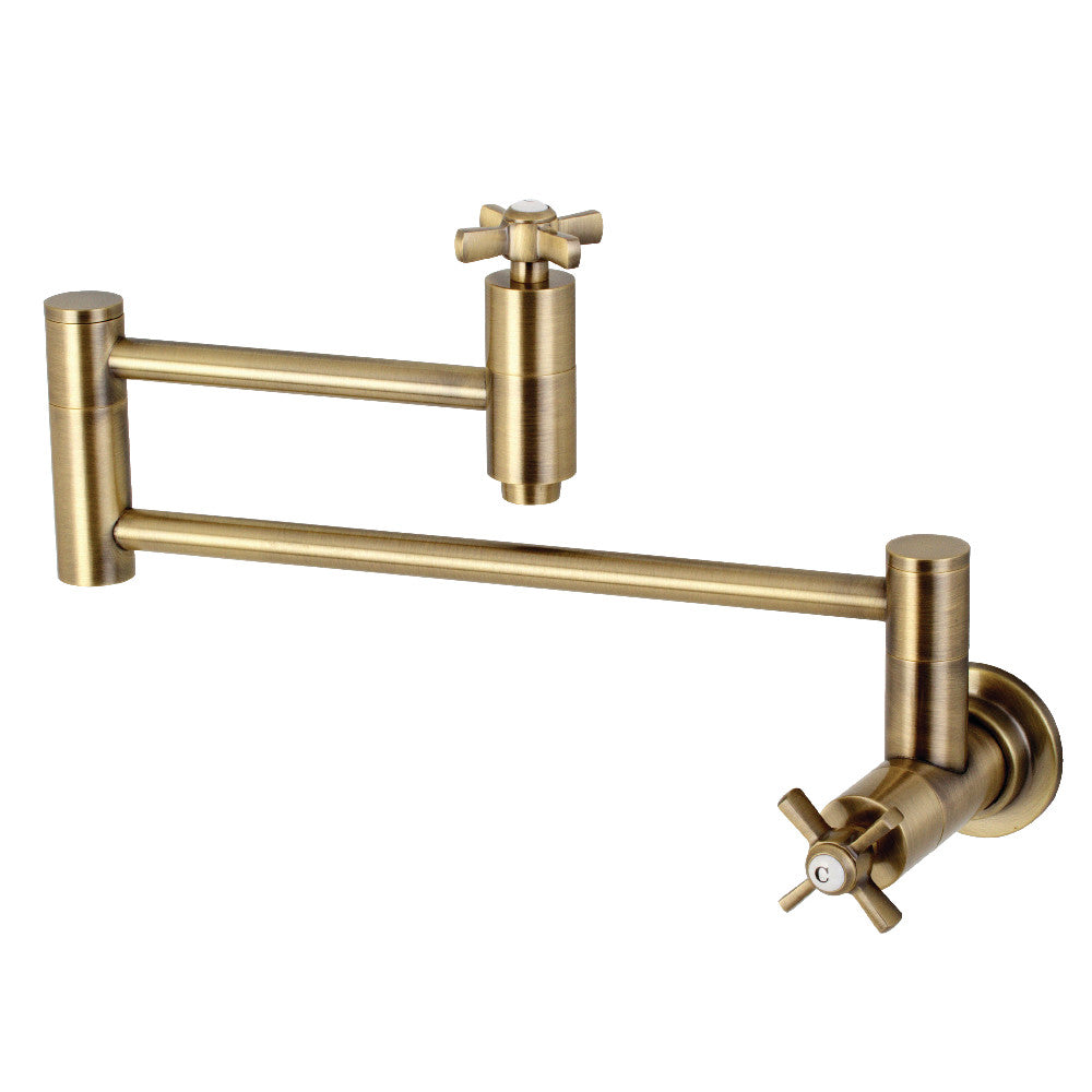 Kingston Brass KS8103ZX Millennium Wall Mount Pot Filler Kitchen Faucet