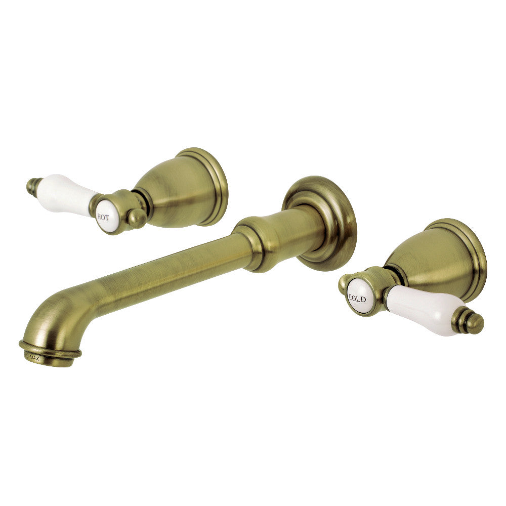 Kingston Brass KS7121BPL Wall Mount Bathroom Faucet