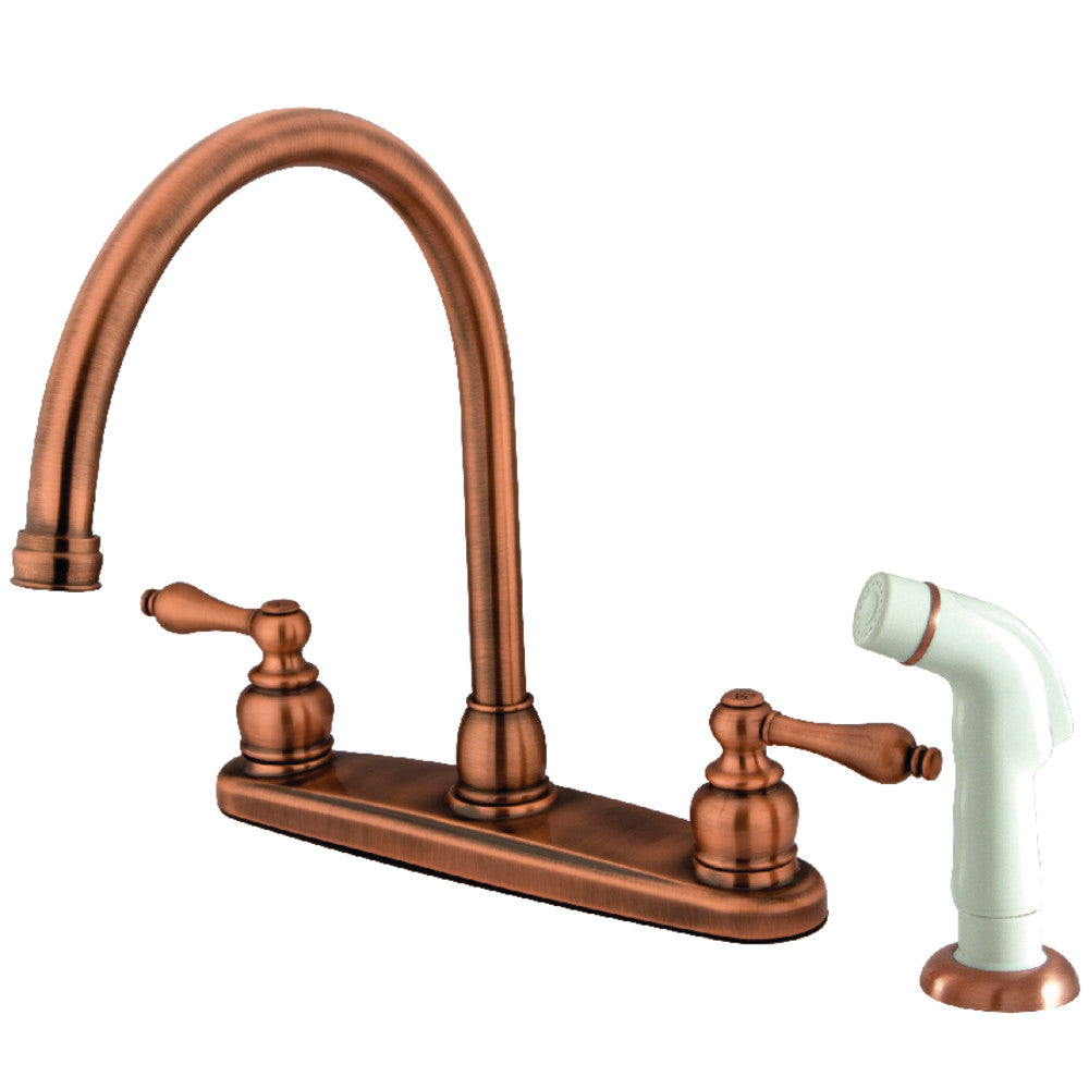 Kingston Brass KB721AL Vintage Centerset Kitchen Faucet