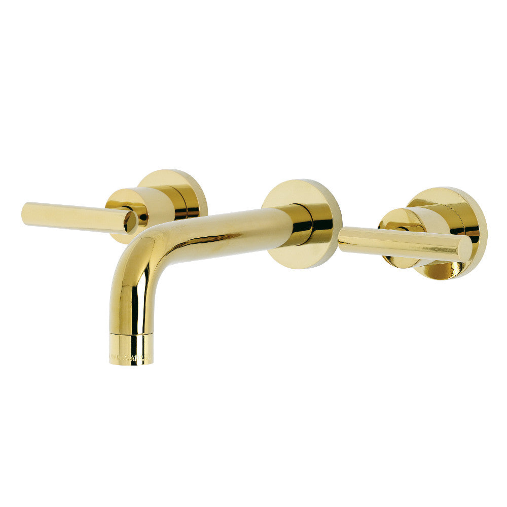 Kingston Brass KS8126CML Manhattan 2-Handle 8 in. Wall Mount Bathroom Faucet
