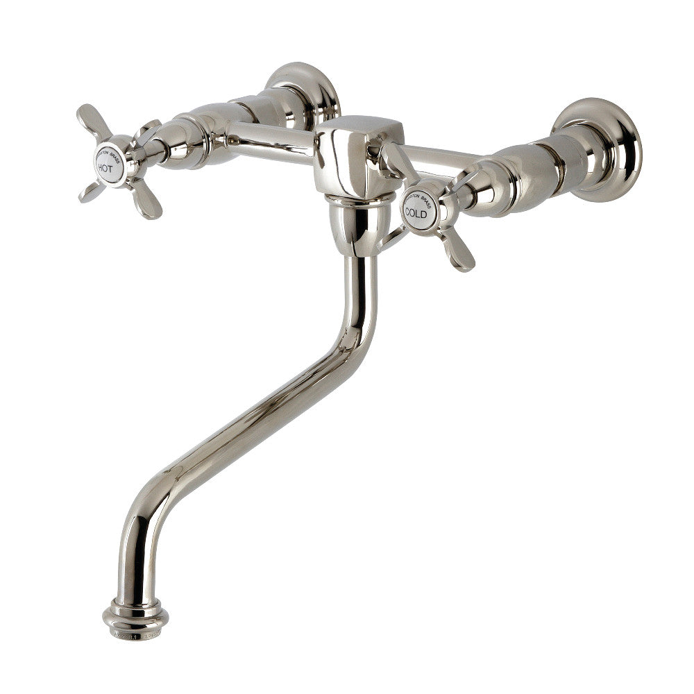 Kingston Brass KS1216BEX Essex Wall Mount Bathroom Faucet