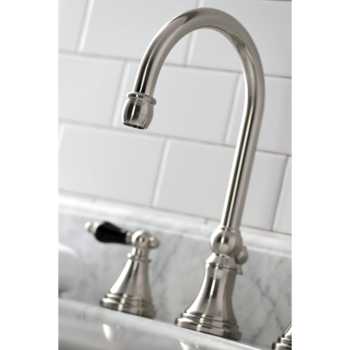 Kingston Brass KS2982PKL Duchess Widespread Bathroom Faucet with Brass Pop-Up
