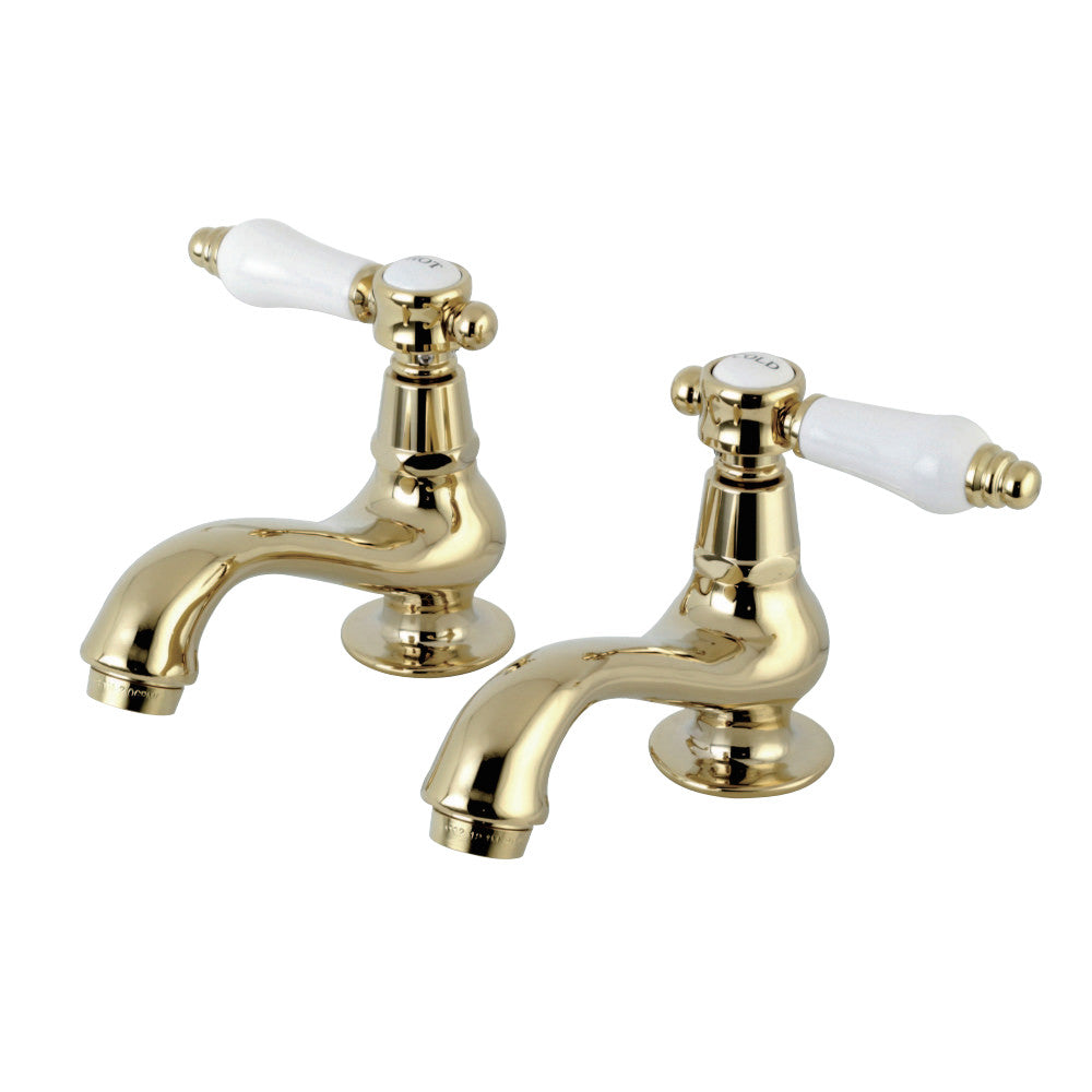 Kingston Brass KS1101BPL Basin Tap Faucet with Lever Handle