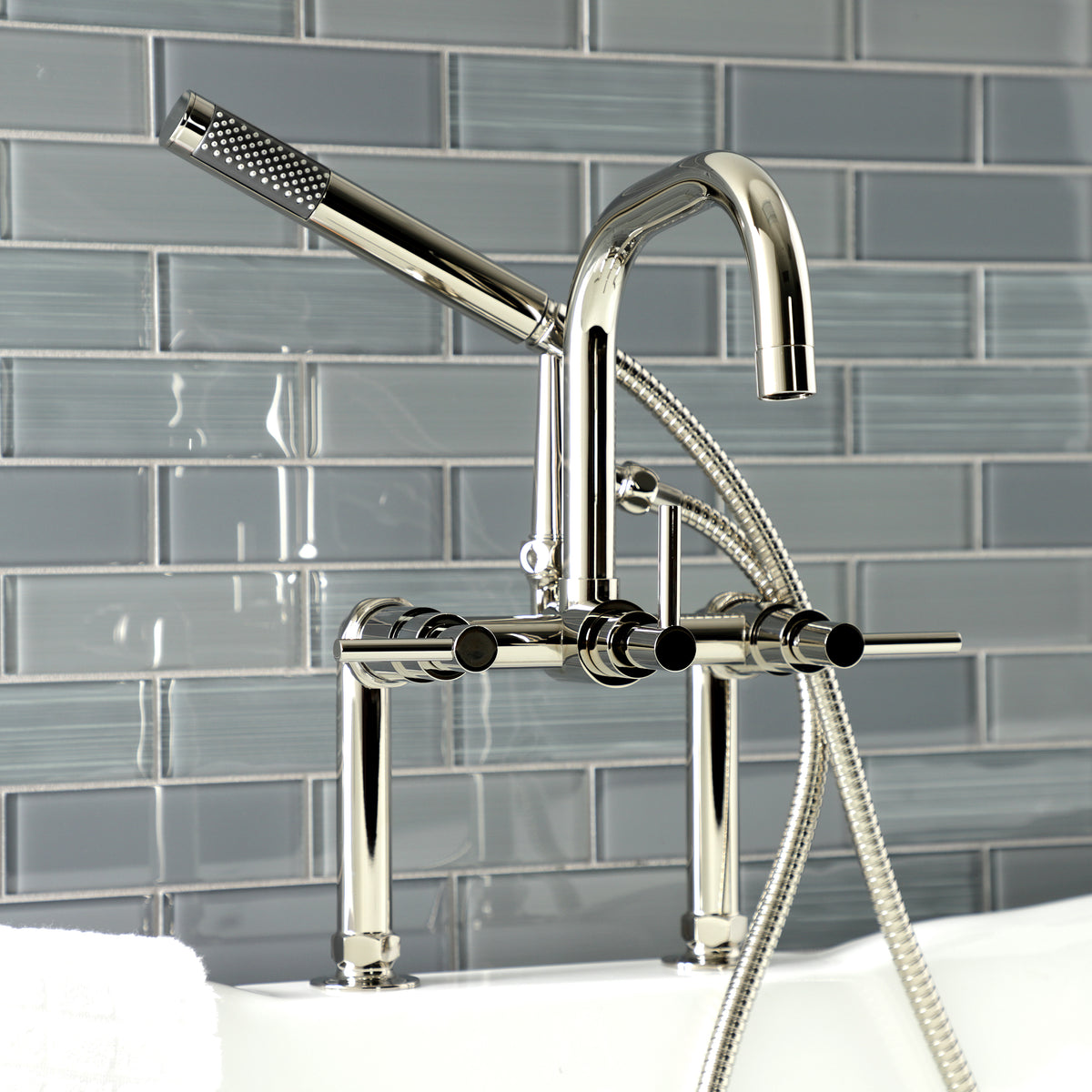 Concord Deck Mount Clawfoot Tub Faucet