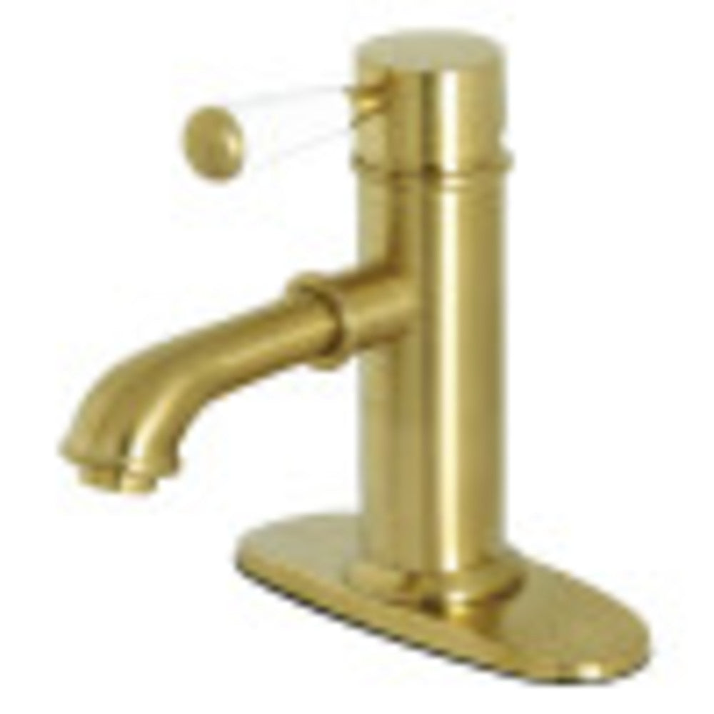 Kingston Brass KS7415DPL Paris Single Porcelain Lever Handle Bathroom Faucet