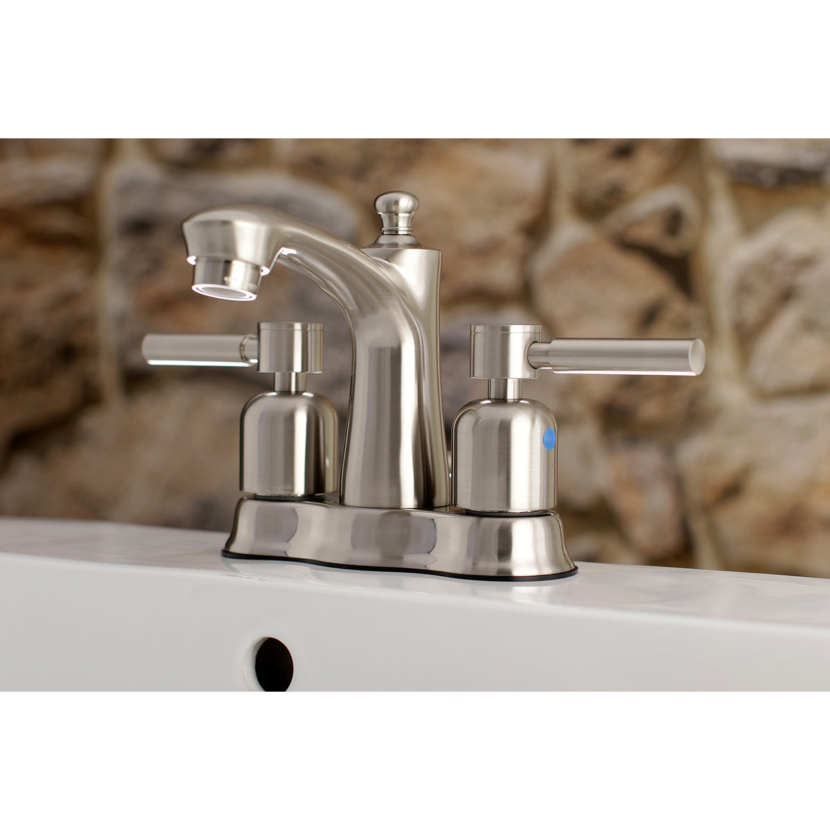 Kingston Brass FB7615DL 4 in. Centerset Bathroom Faucet
