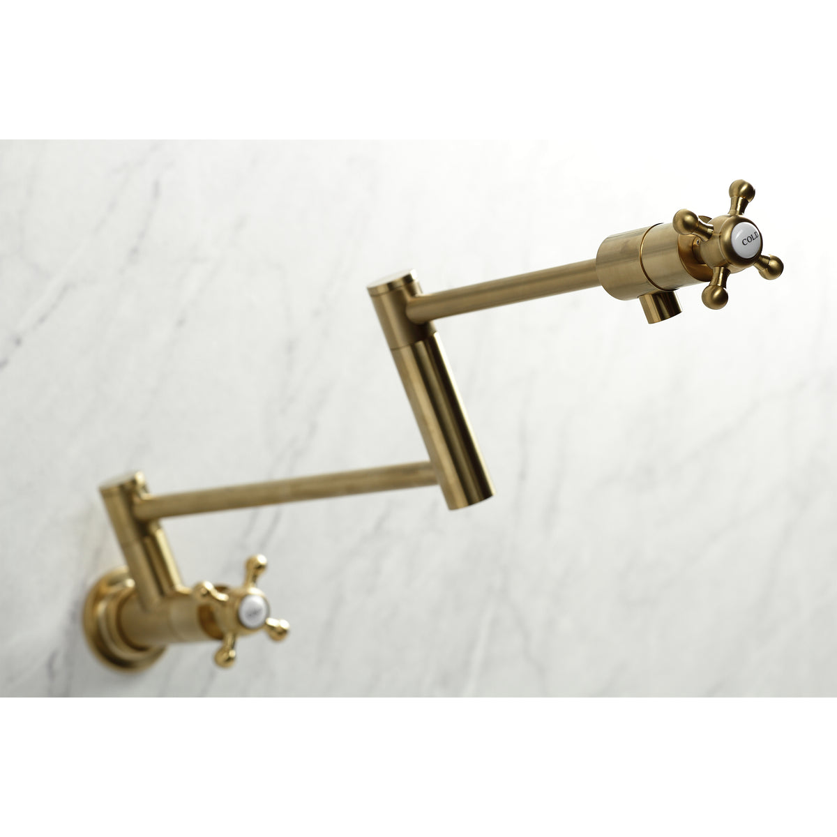 Kingston Brass KS4106BX Metropolitan Wall Mount Pot Filler
