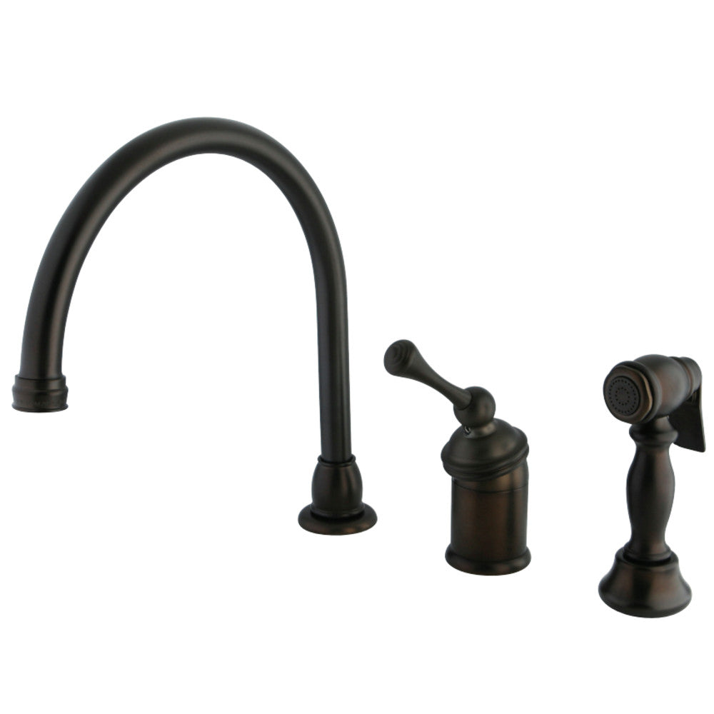 Kingston Brass KB3811BLBS Single-Handle Kitchen Faucet