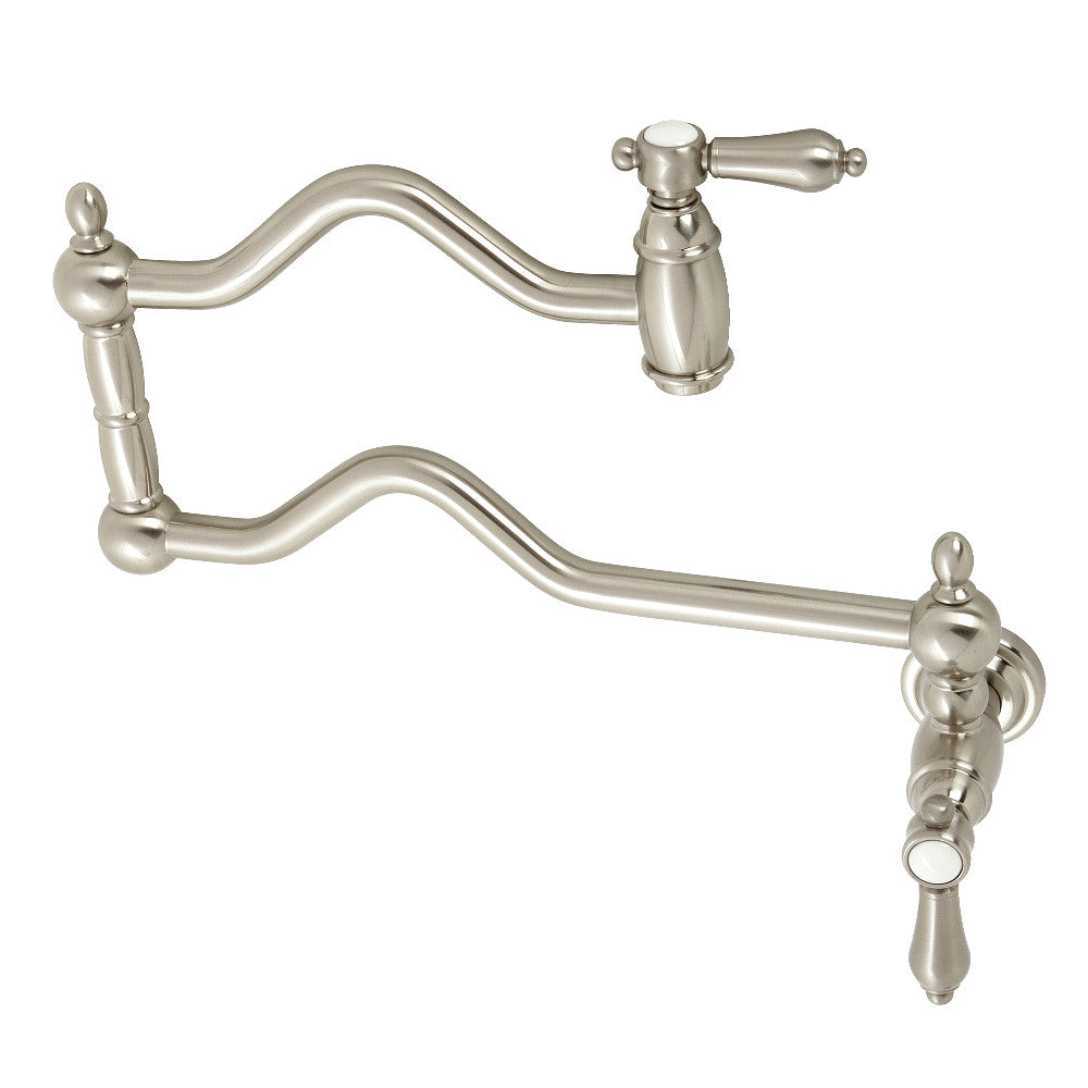 Kingston Brass KS2100BAL Heirloom Wall Mount Pot Filler