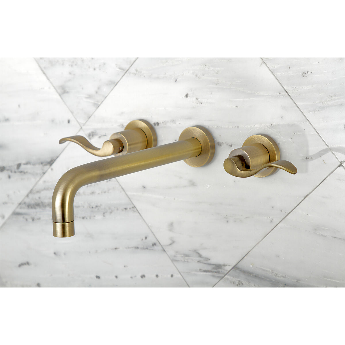 NuWave Two-Handle Wall Mount Tub Faucet