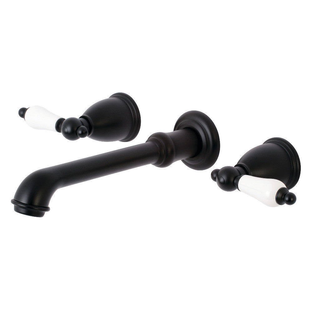Kingston Brass KS7128PL Two-Handle Wall Mount Bathroom Faucet