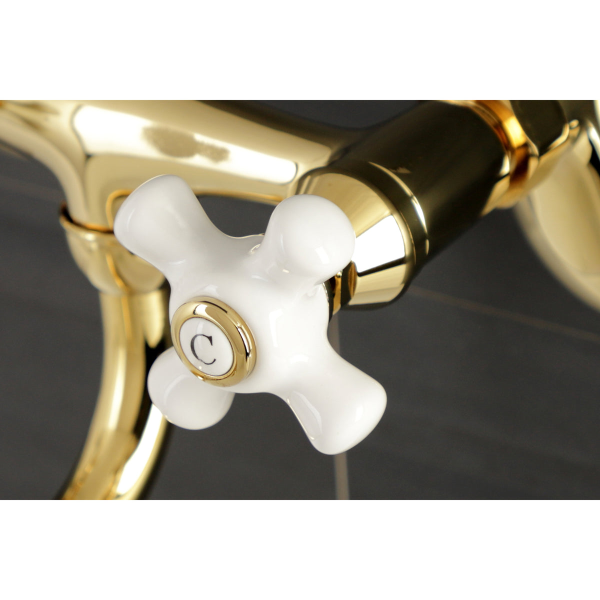 Kingston Brass KS615C Wall Mount Bathroom Faucet