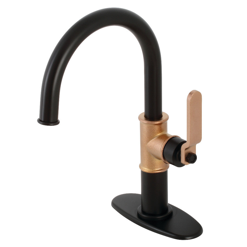 Kingston Brass KSD2230KL Whitaker Single-Handle Bathroom Faucet with Push Pop-Up