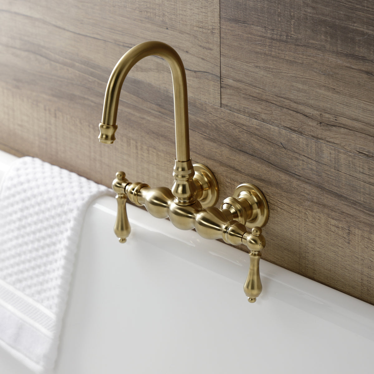 Aqua Vintage 39510 Inch Wall Mount Tub Faucet