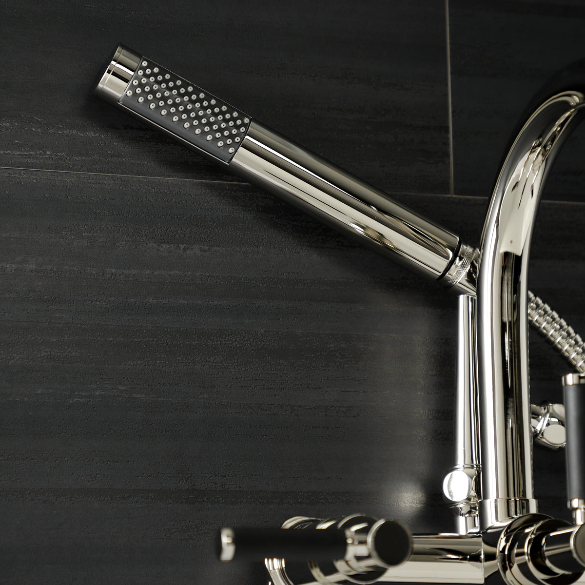 Vintage AE8150DKL Kaiser 7-Inch Adjustable Wall Mount Clawfoot Tub Faucet