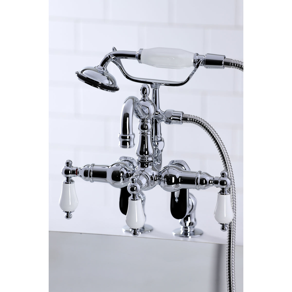 Vintage Clawfoot Tub Faucet with Hand Shower