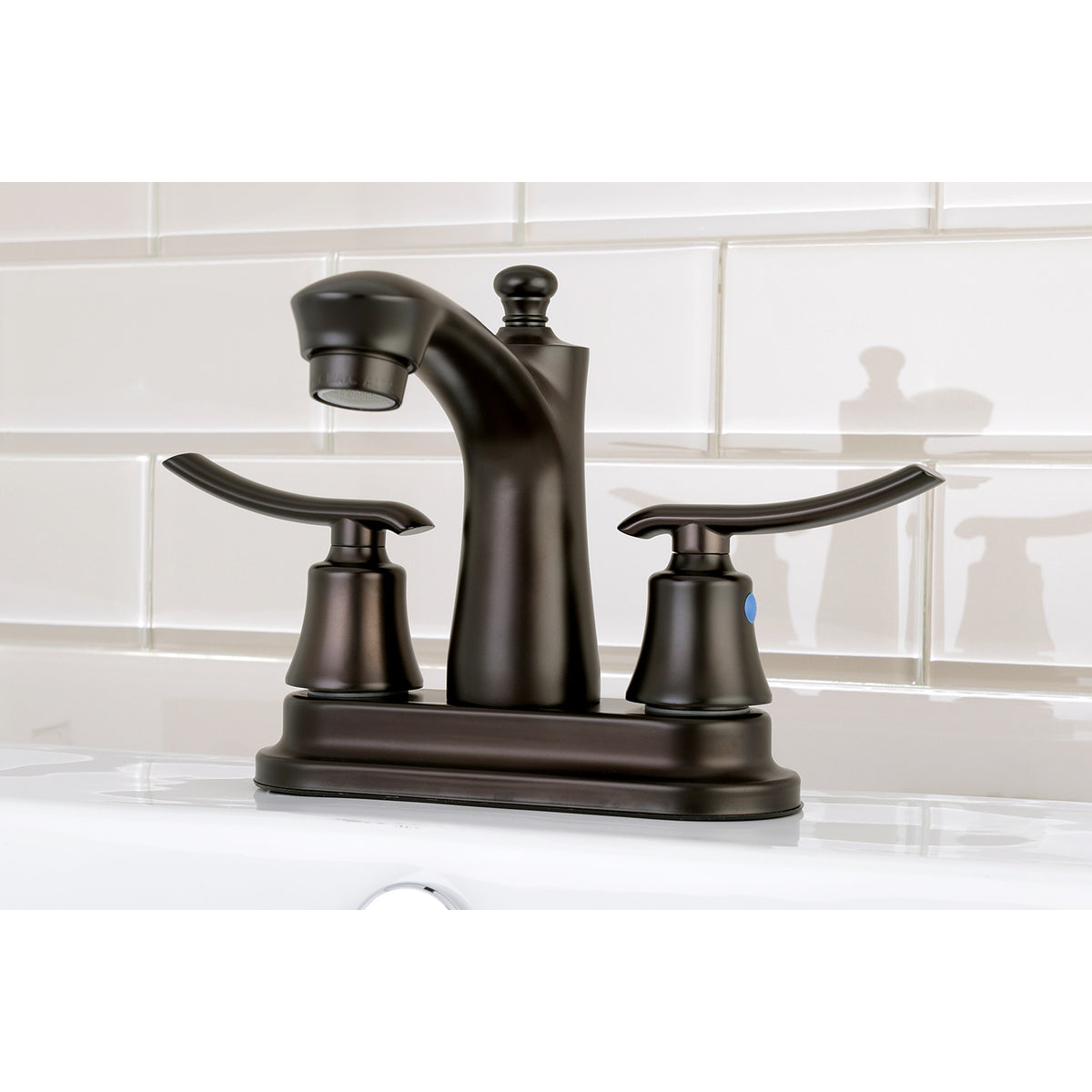 Kingston Brass FB7625JL 4 in. Centerset Bathroom Faucet