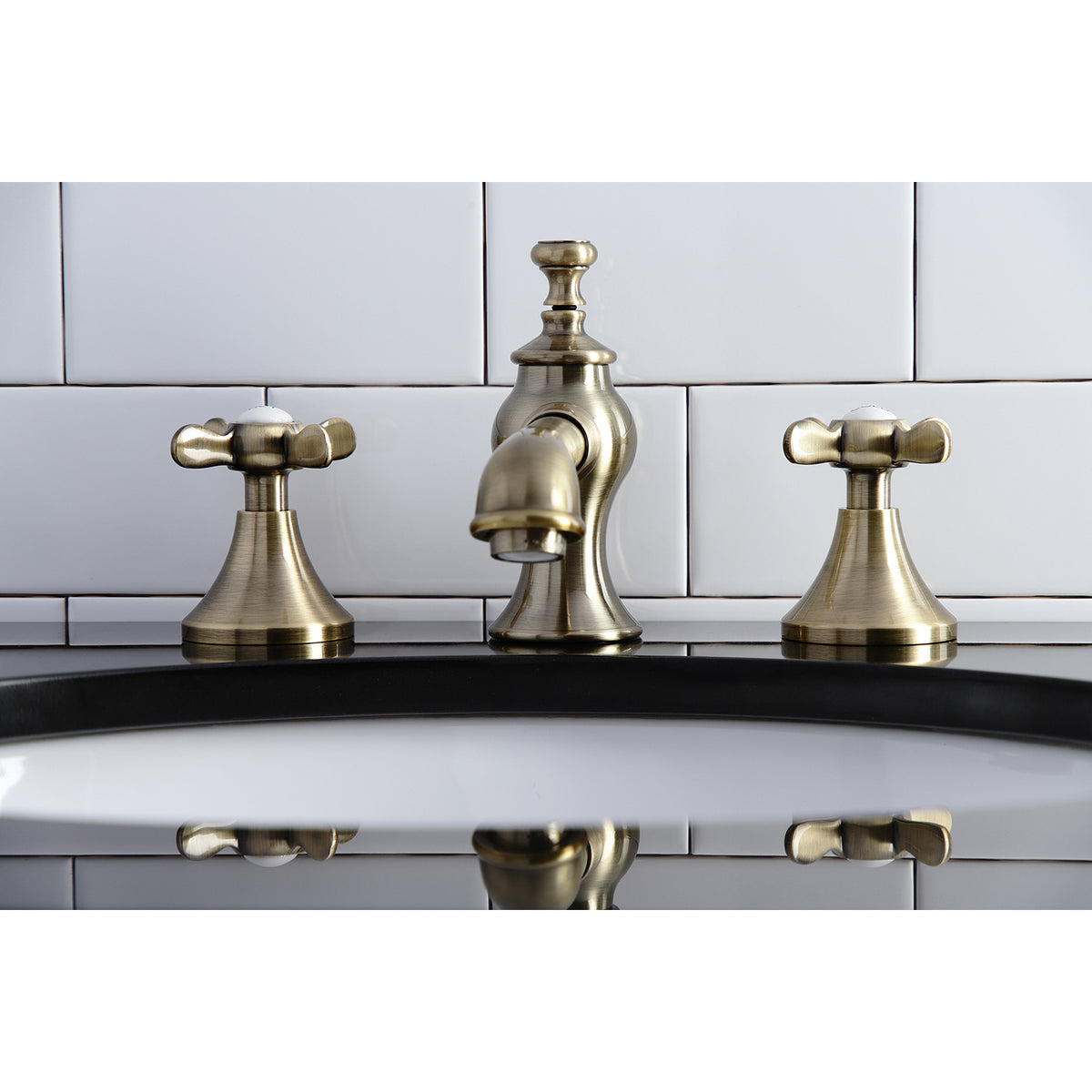 Kingston Brass KC7065BEX 8 in. Widespread Bathroom Faucet