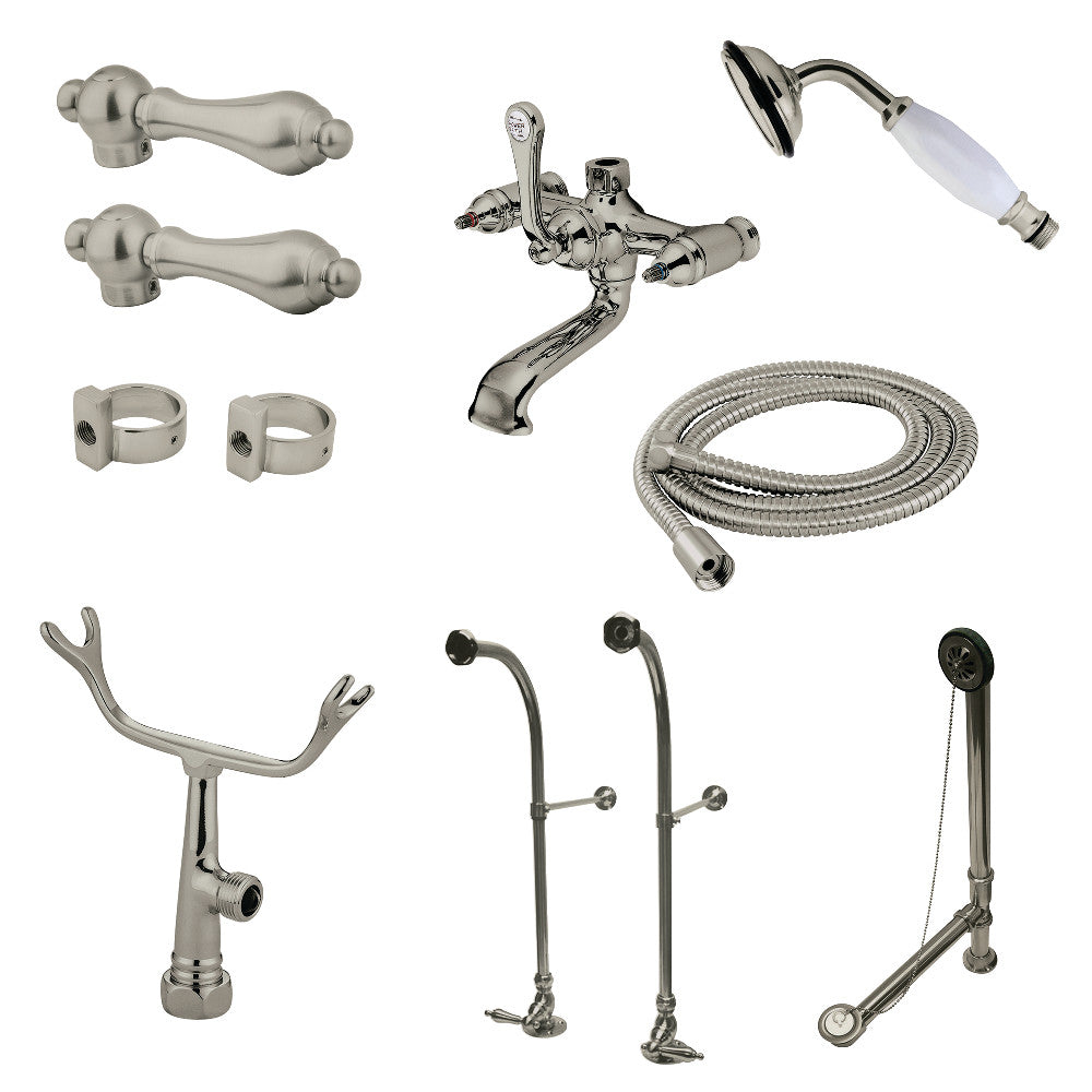 Vintage Freestanding Clawfoot Tub Faucet Combo