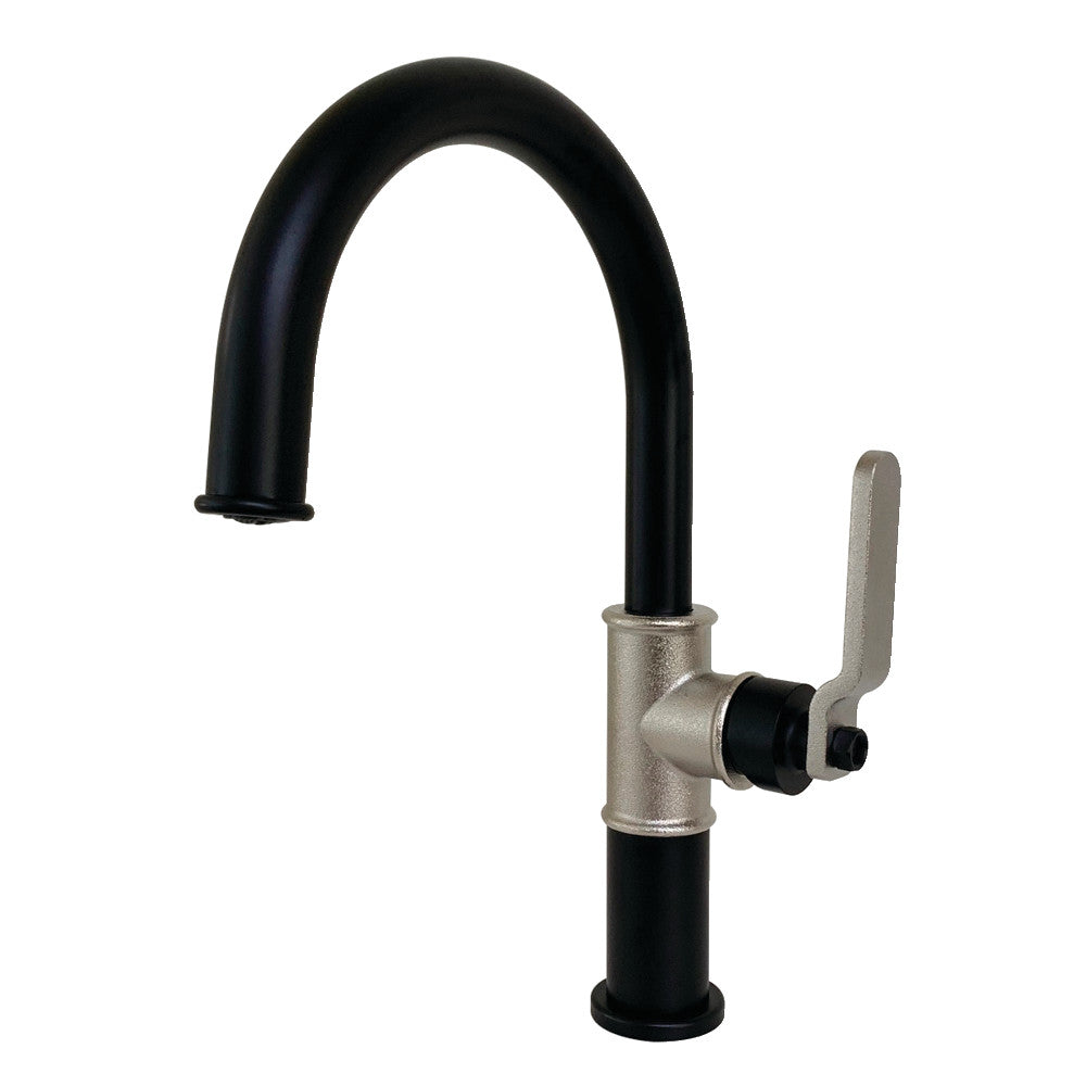 Kingston Brass KS2237KL Eagan Single-Handle Bathroom Faucet with Push Pop-Up