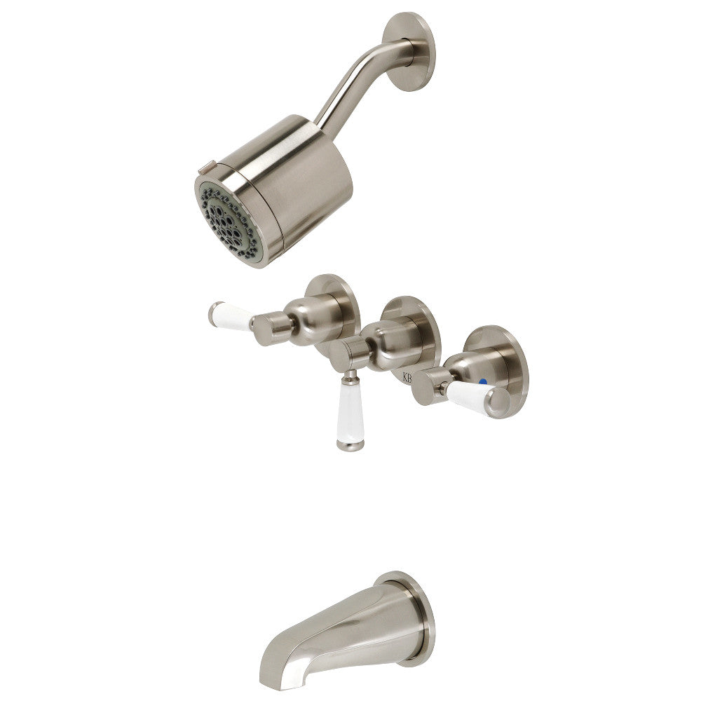 Paris Three-Handle Tub and Shower Faucet