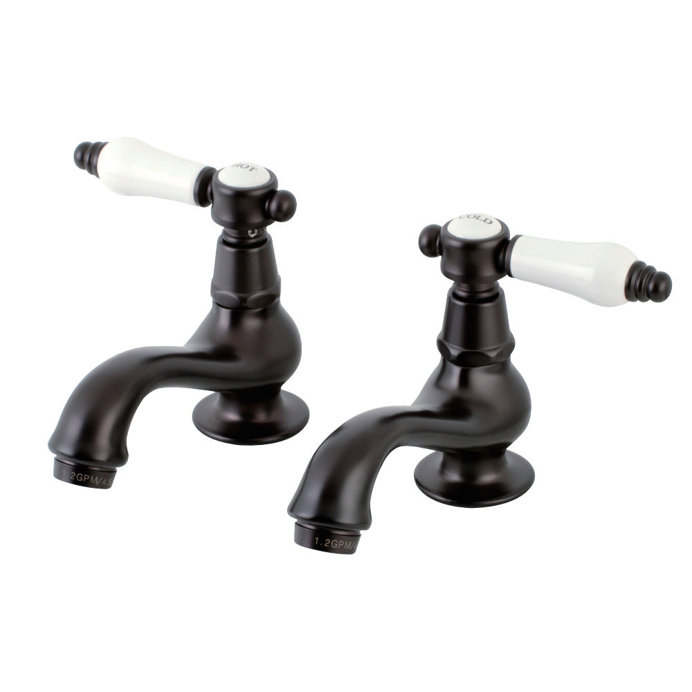 Kingston Brass KS1101BPL Basin Tap Faucet with Lever Handle