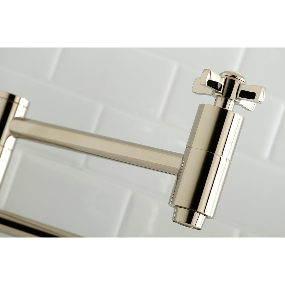 Kingston Brass KS8103ZX Millennium Wall Mount Pot Filler Kitchen Faucet