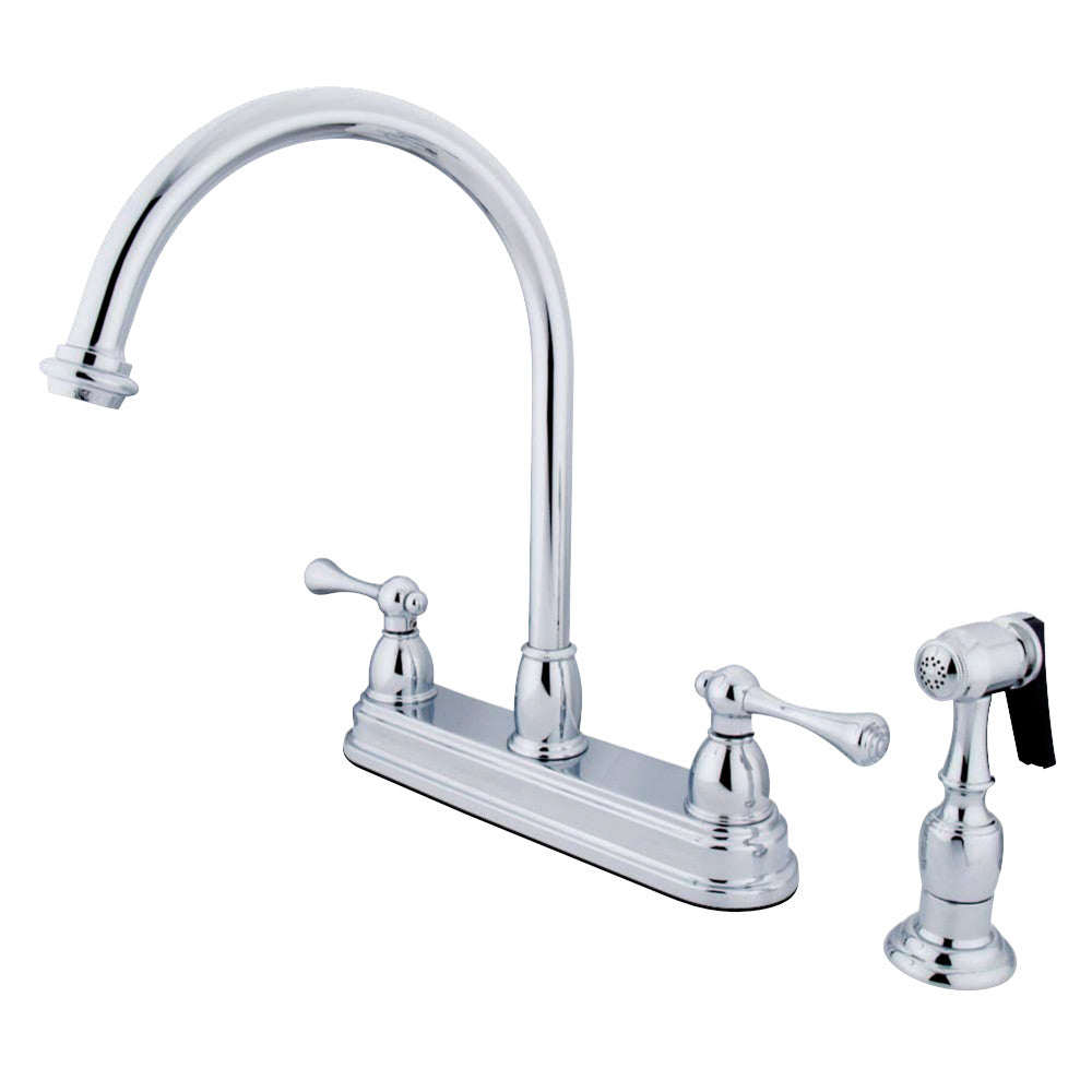 Kingston Brass KB3758BLBS Vintage Centerset Kitchen Faucet