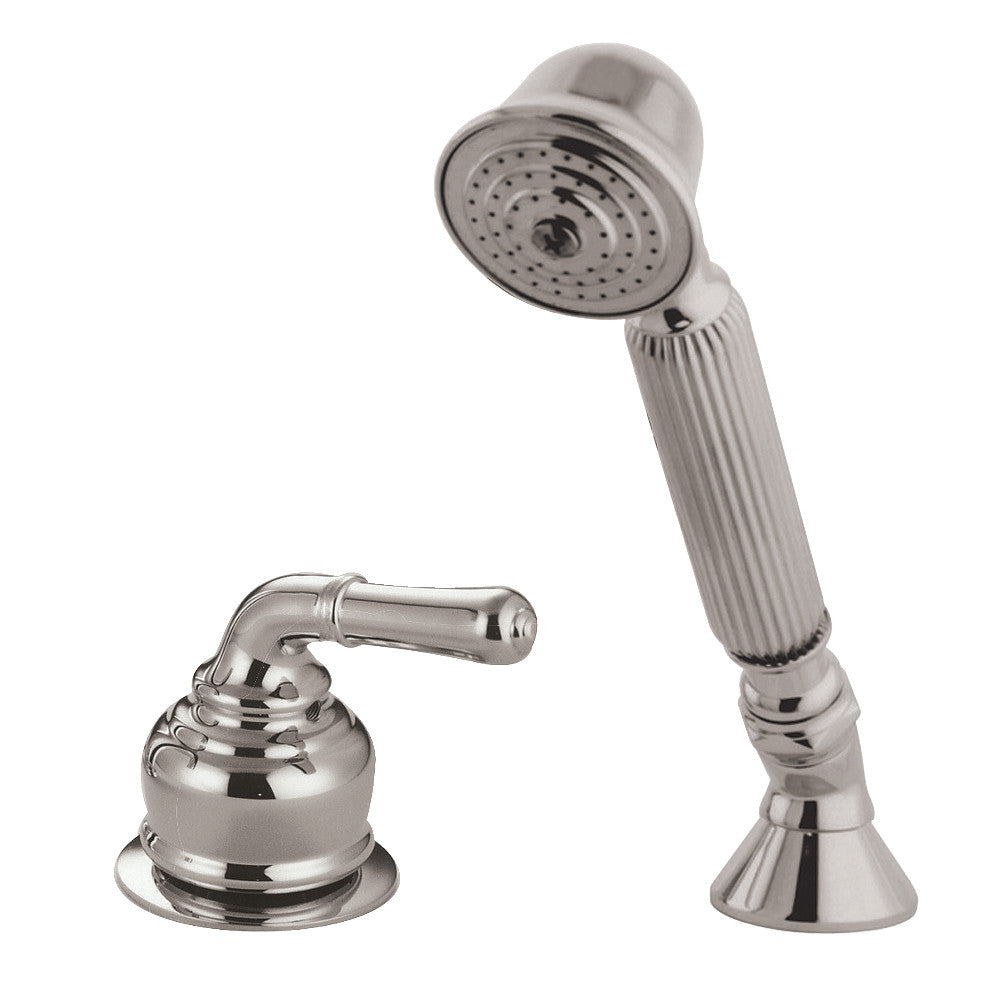 Kingston Brass Deck Mount Hand Shower with Diverter for Roman Tub Faucet