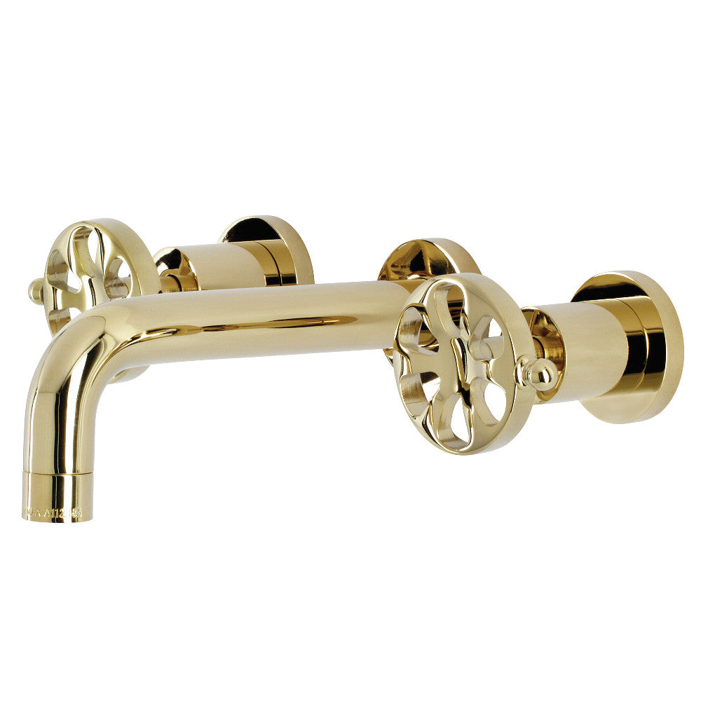 Kingston Brass KS8120RX Belknap Two-Handle Wall Mount Bathroom Faucet