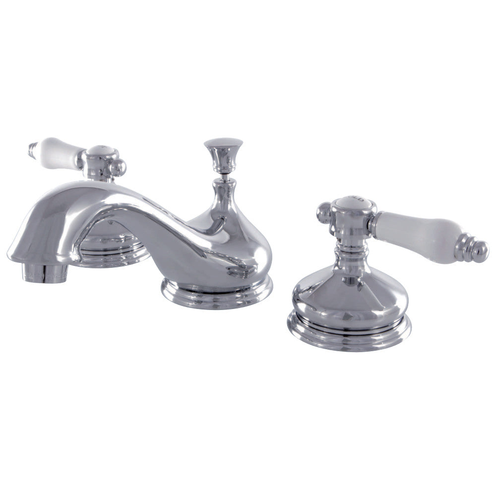 Kingston Brass KS1166BPL 8 in. Widespread Bathroom Faucet