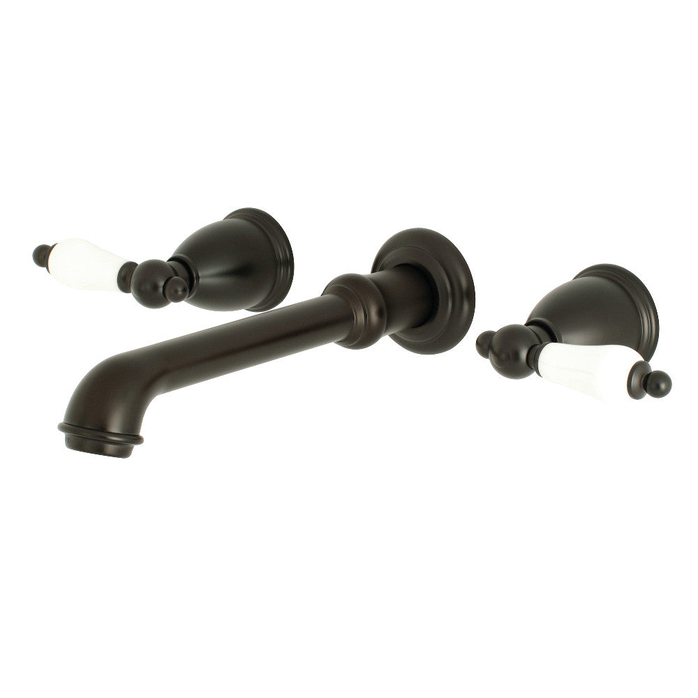 Kingston Brass KS7128PL Two-Handle Wall Mount Bathroom Faucet