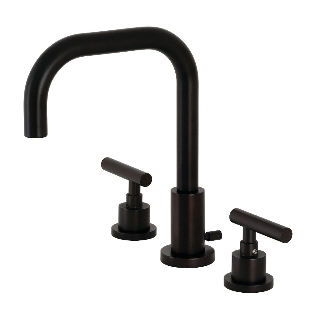 Kingston Brass FSC8939CML Manhattan Widespread Bathroom Faucet with Brass Pop-Up