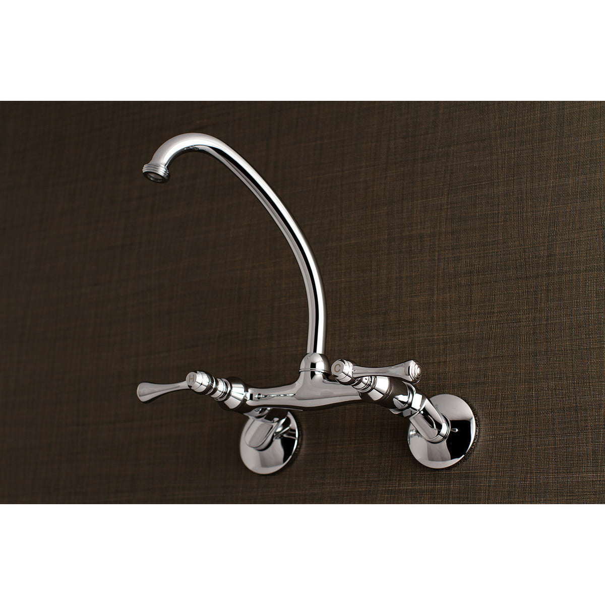 Kingston Brass KS374C Kingston Two Handle Wall Mount Laundry Faucet