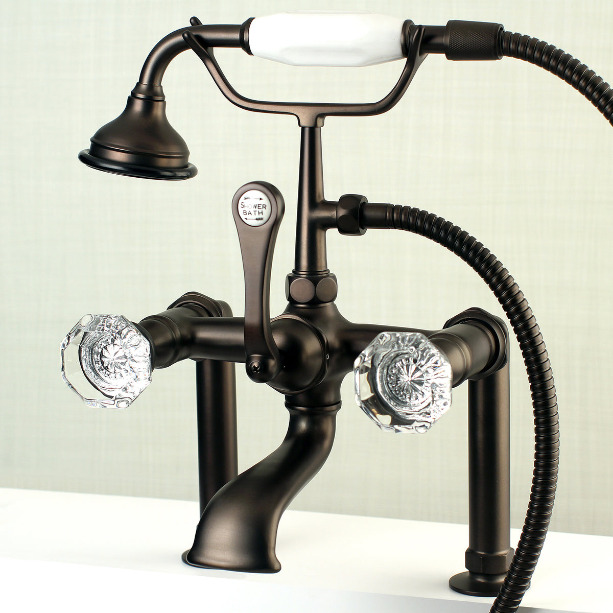 Vintage AE103T2WCL Celebrity Deck Mount Clawfoot Tub Faucet