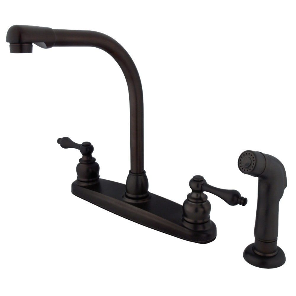 Kingston Brass KB716ALSP Victorian Centerset Kitchen Faucet