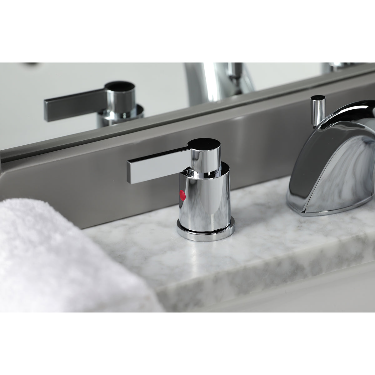 Kingston Brass FB8955NDL Mini-Widespread Bathroom Faucet
