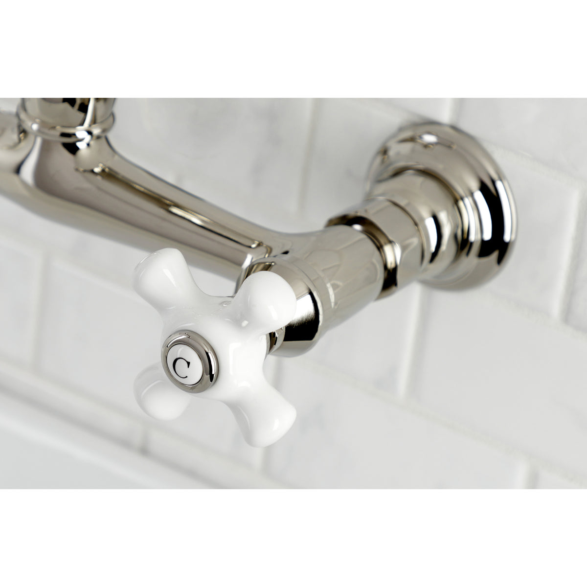 Kingston Brass KS3246PX Vintage Wall Mount Bathroom Faucet